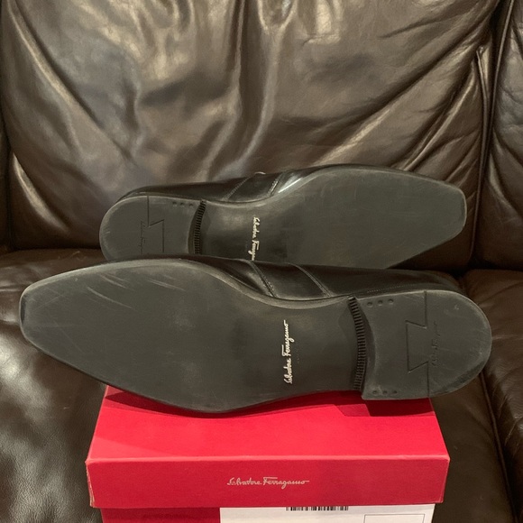 SALVATORE FERRAGAMO Calfskin Loafers *Sold* - Picture 8 of 8